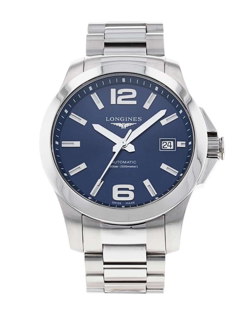 Longines Conquest Blue Dial Stainless Steel Men's Watch
