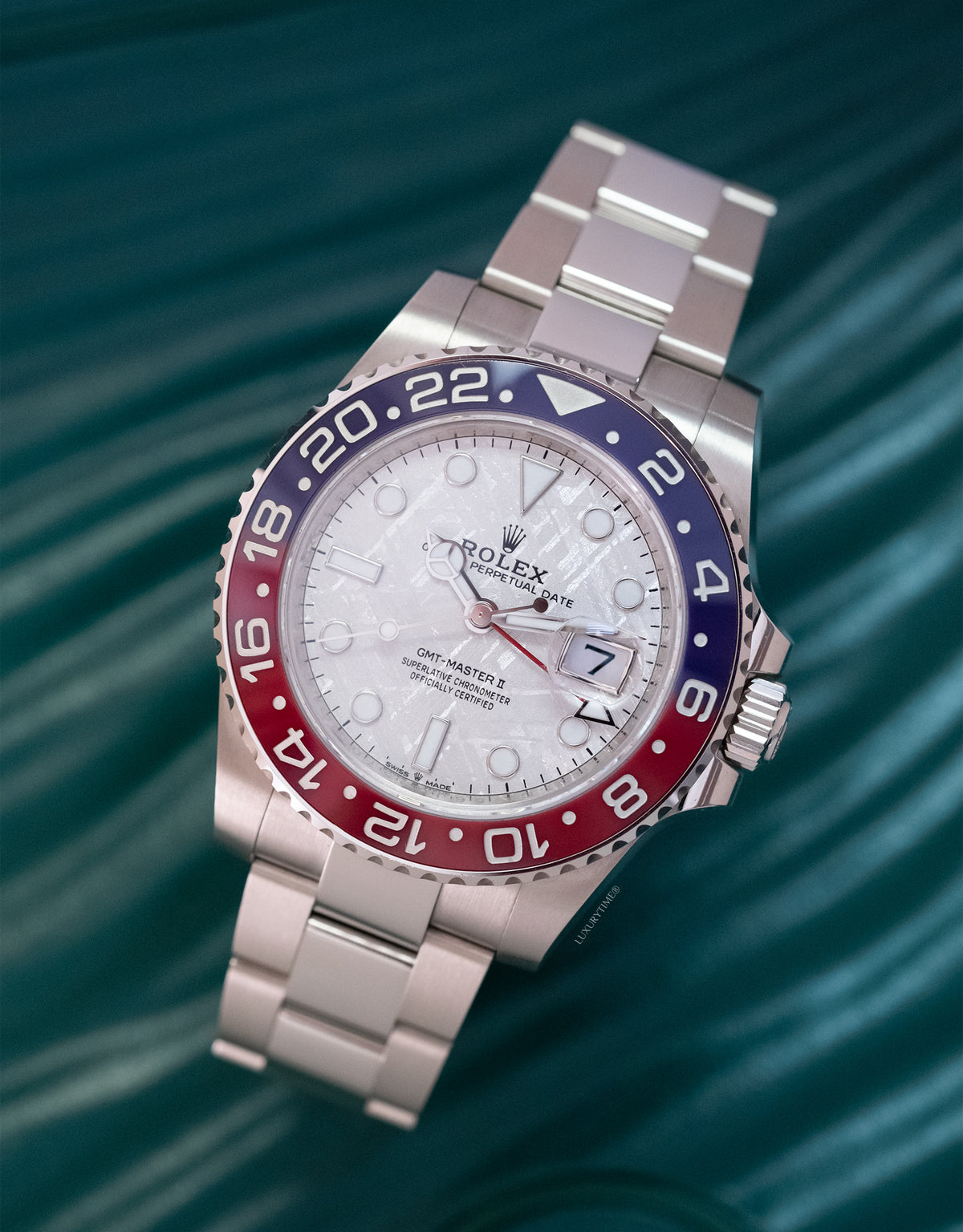 Rolex GMT-Master II "Pepsi " White Gold Watch