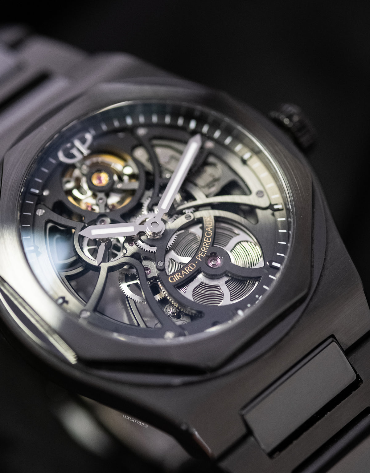 Girard Perregaux Laureato 42 Automatic Skeleton Ceramic Men's Watch