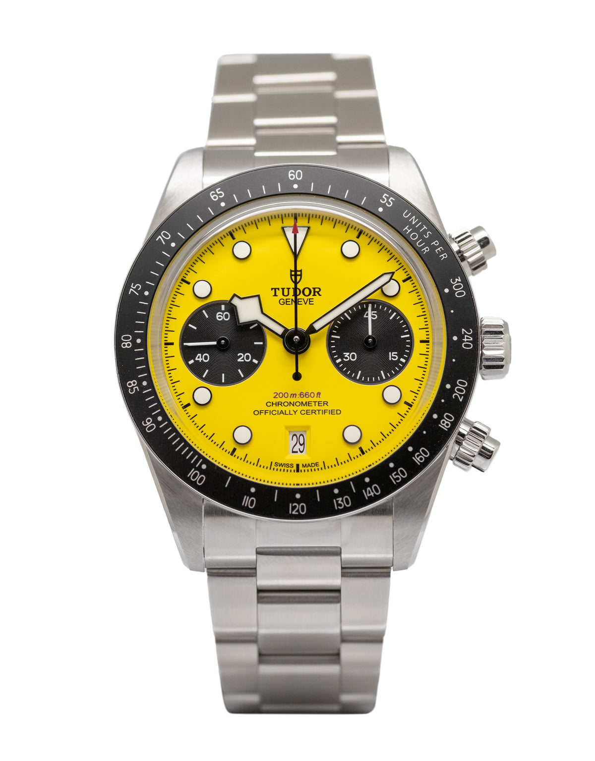 Tudor Black Bay Chrono "Bumblebee" Chronograph 39mm Men's Watch