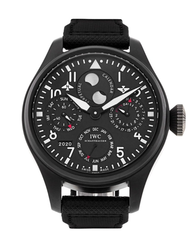 IWC Big Pilot's Watch Perpetual Calendar TOP GUN Mens Watch
