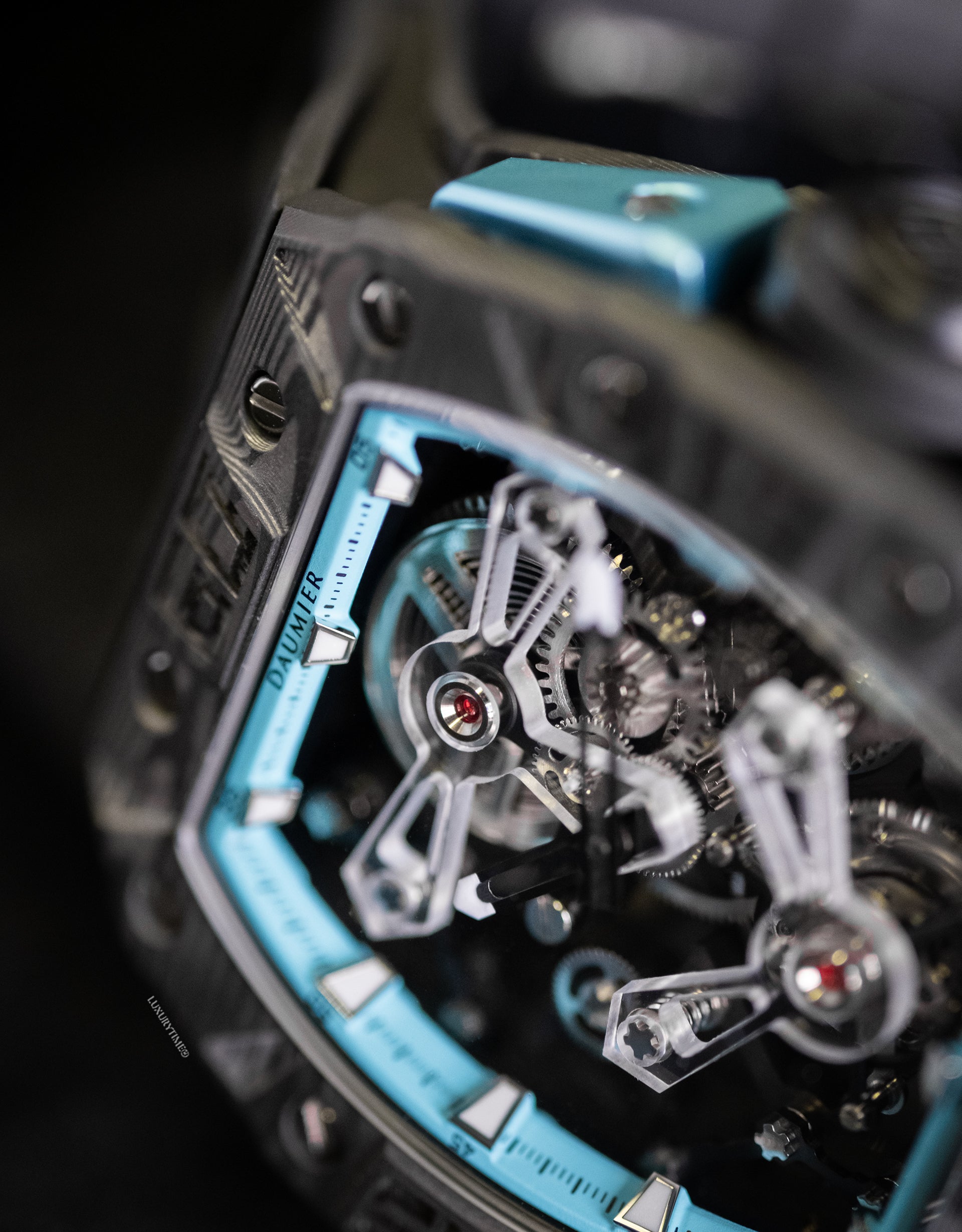 Daumier Skeleton Tourbillon Men's Watch
