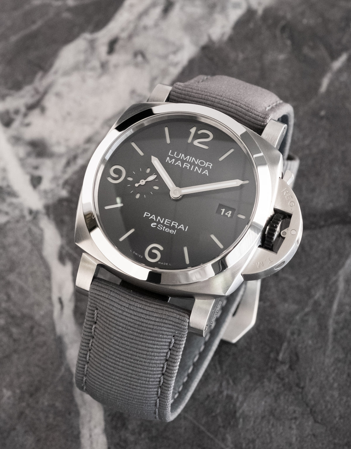 Panerai Luminor 1950 Marina 3 Days Automatic e-Steel Grigio Roccia Men's Watch