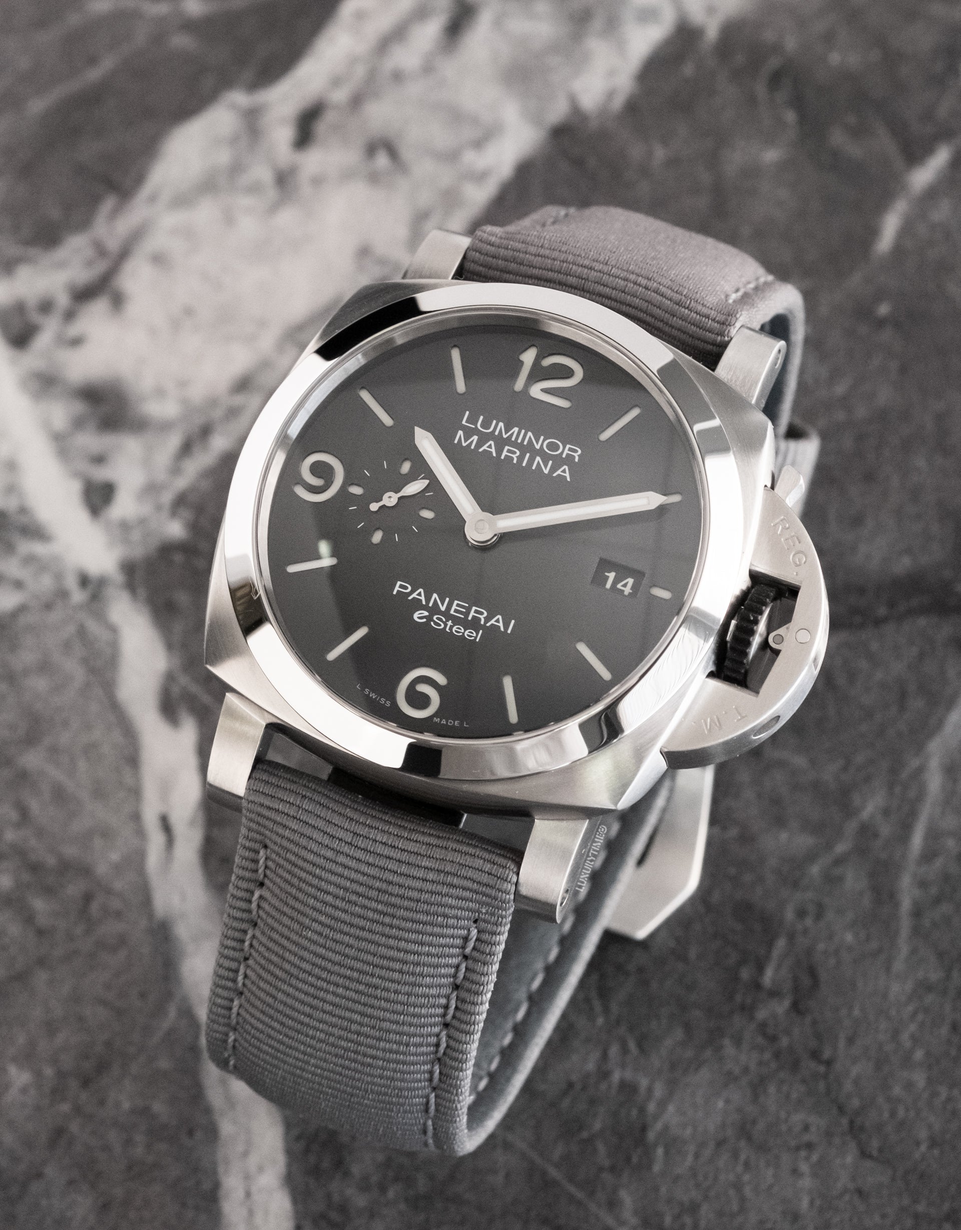Panerai Luminor 1950 Marina 3 Days Automatic e-Steel Grigio Roccia Men's Watch
