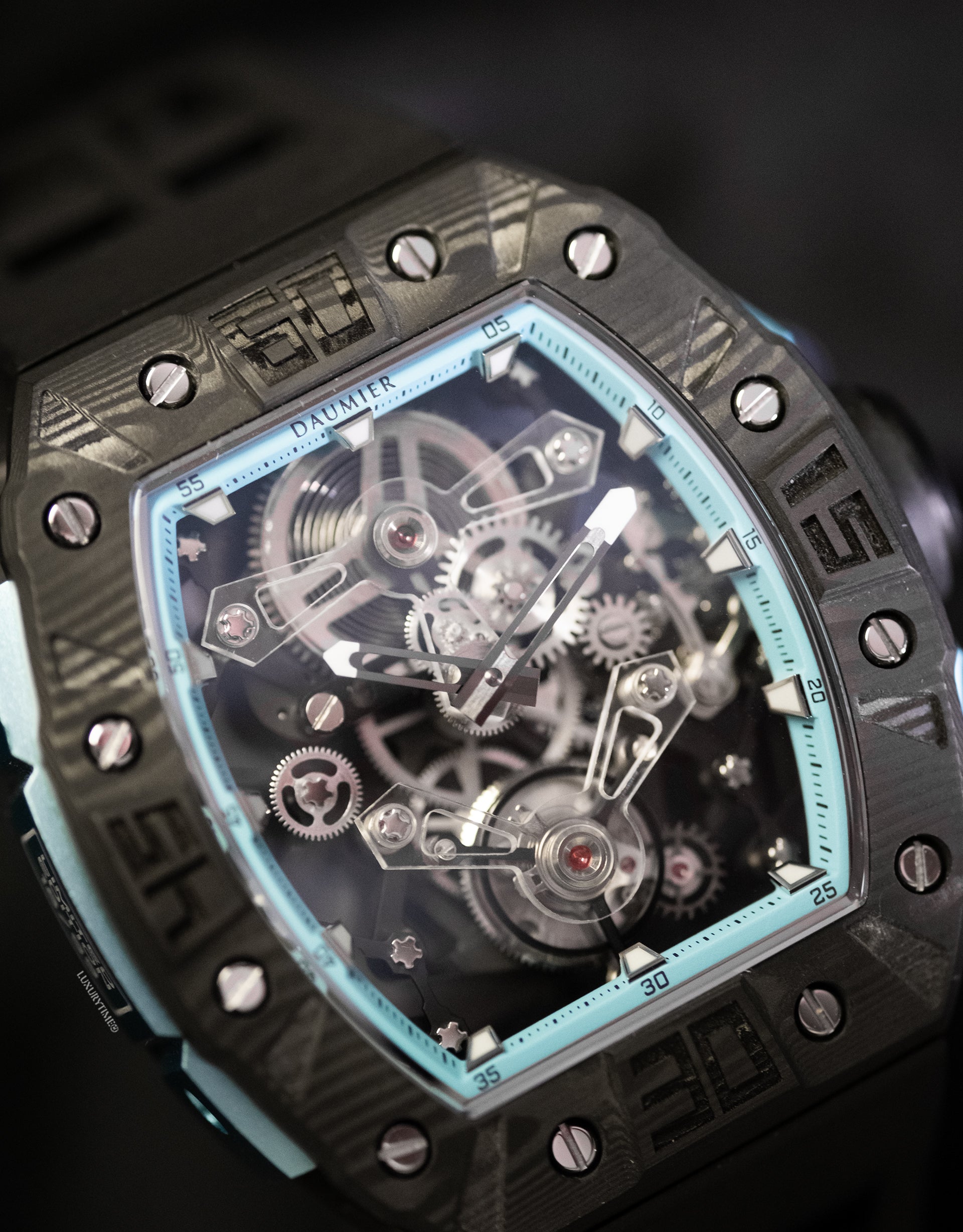 Daumier Skeleton Tourbillon Men's Watch