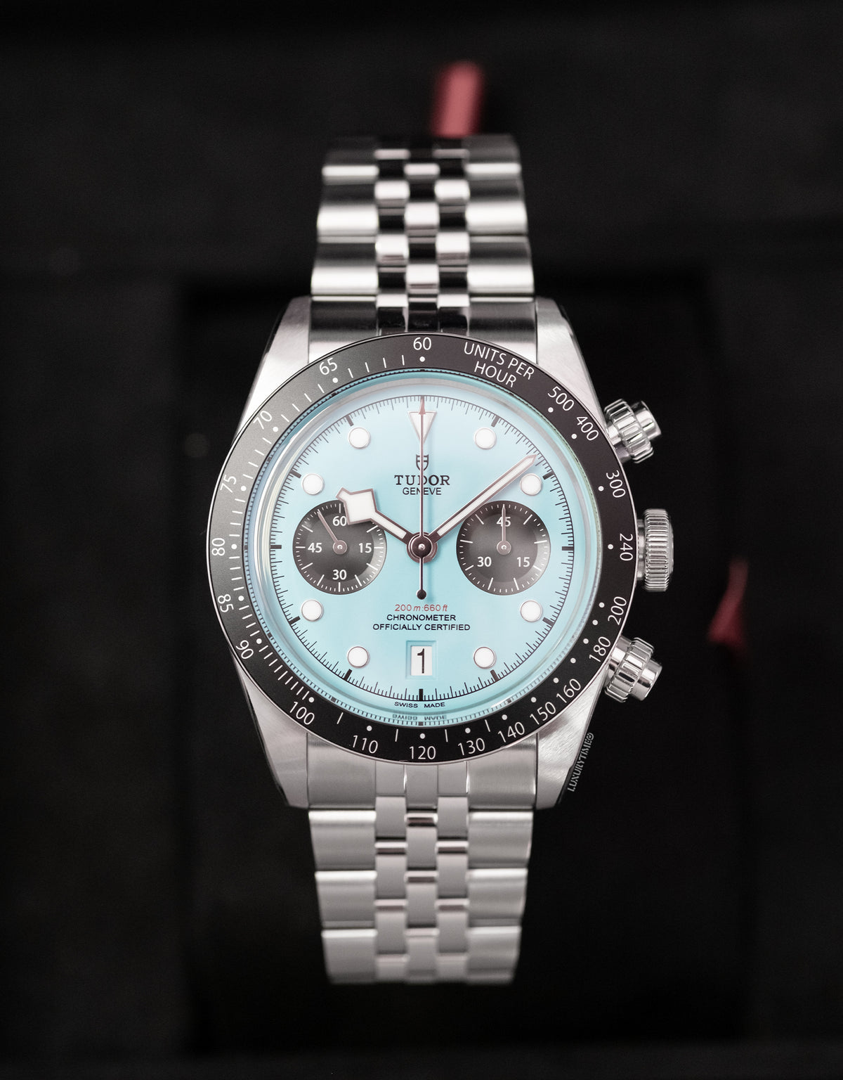 Tudor Black Bay Chronograph Turquoise Dial Men's Watch