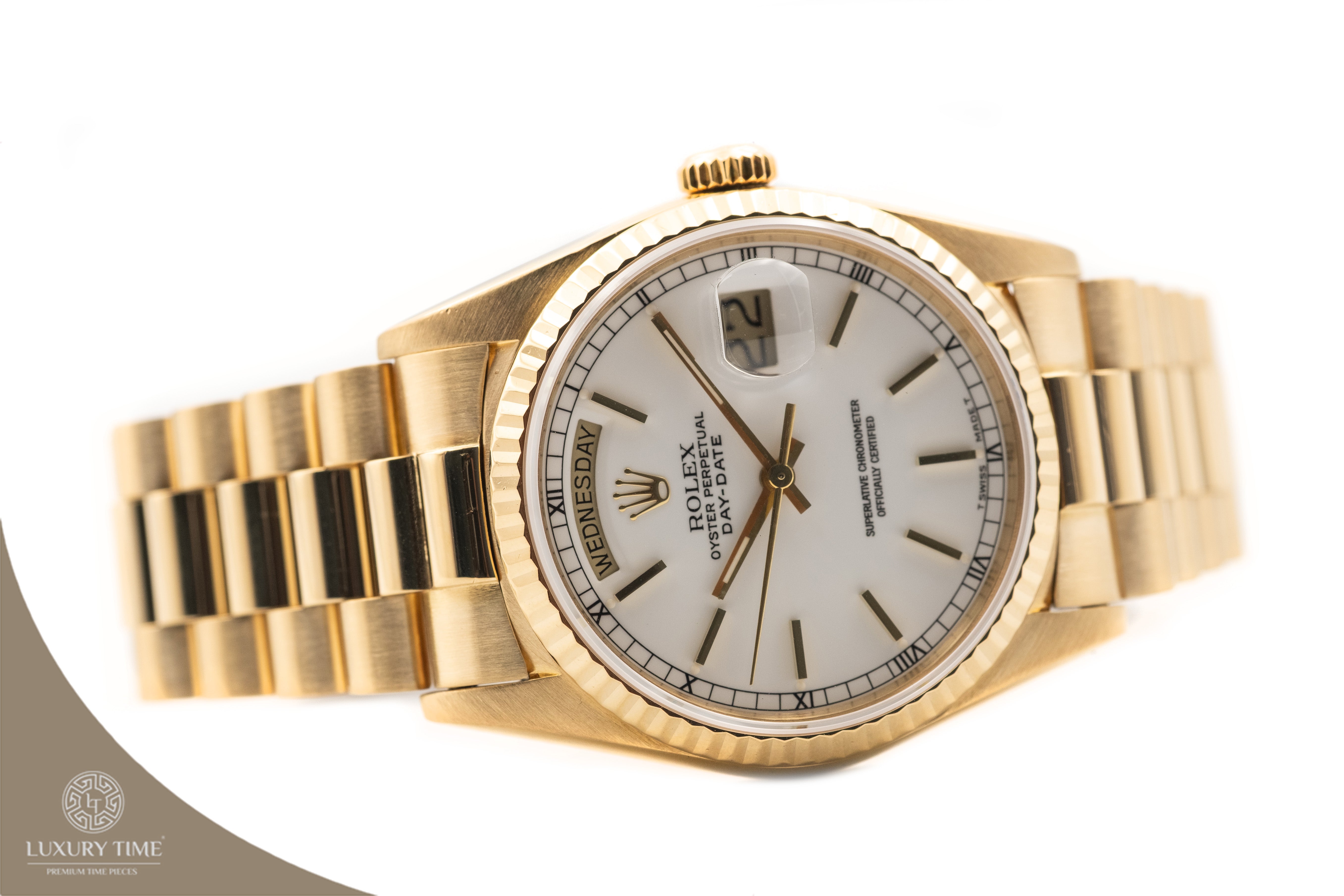 Rolex Day-Date Yellow Gold Mens Watch