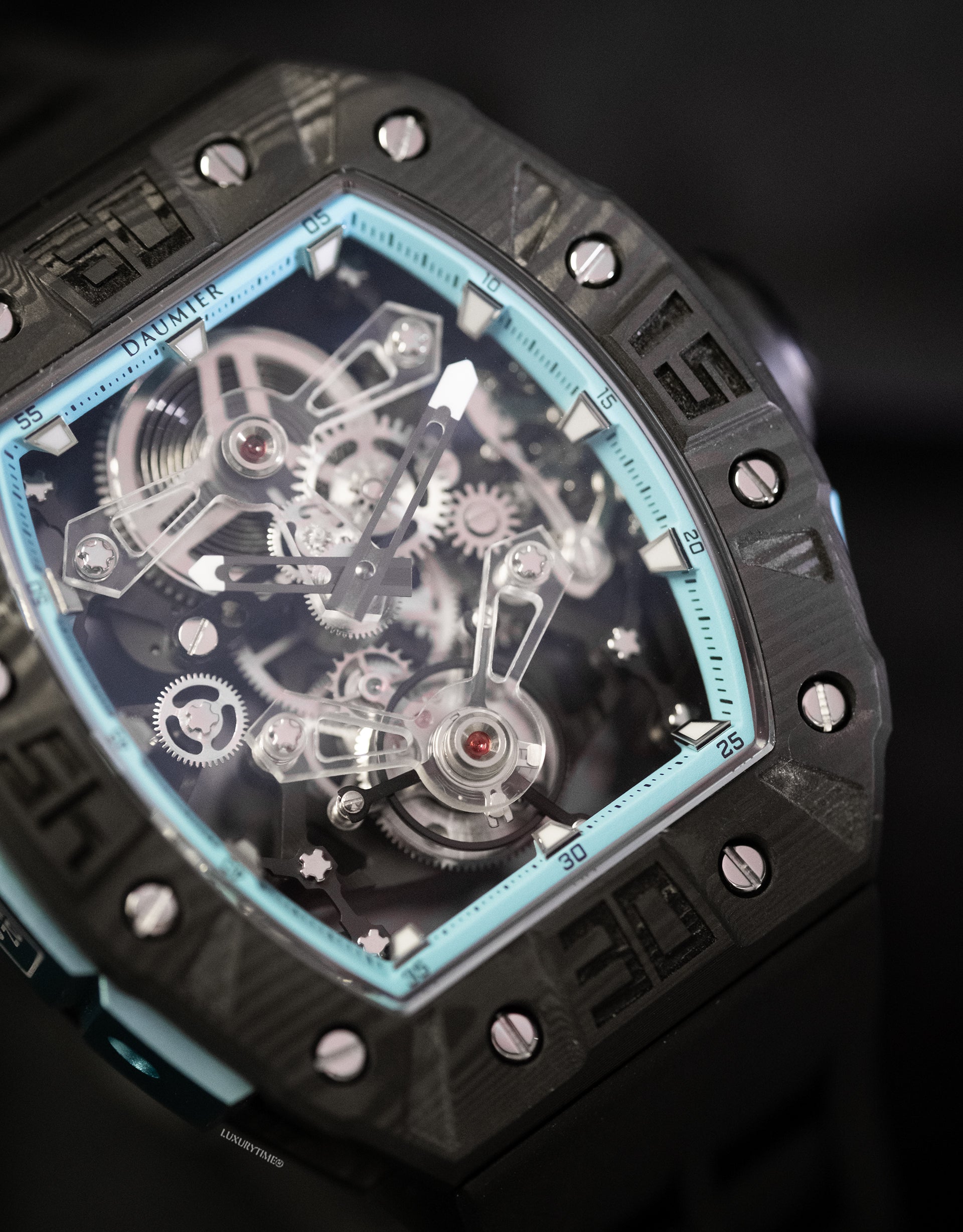 Daumier Skeleton Tourbillon Men's Watch