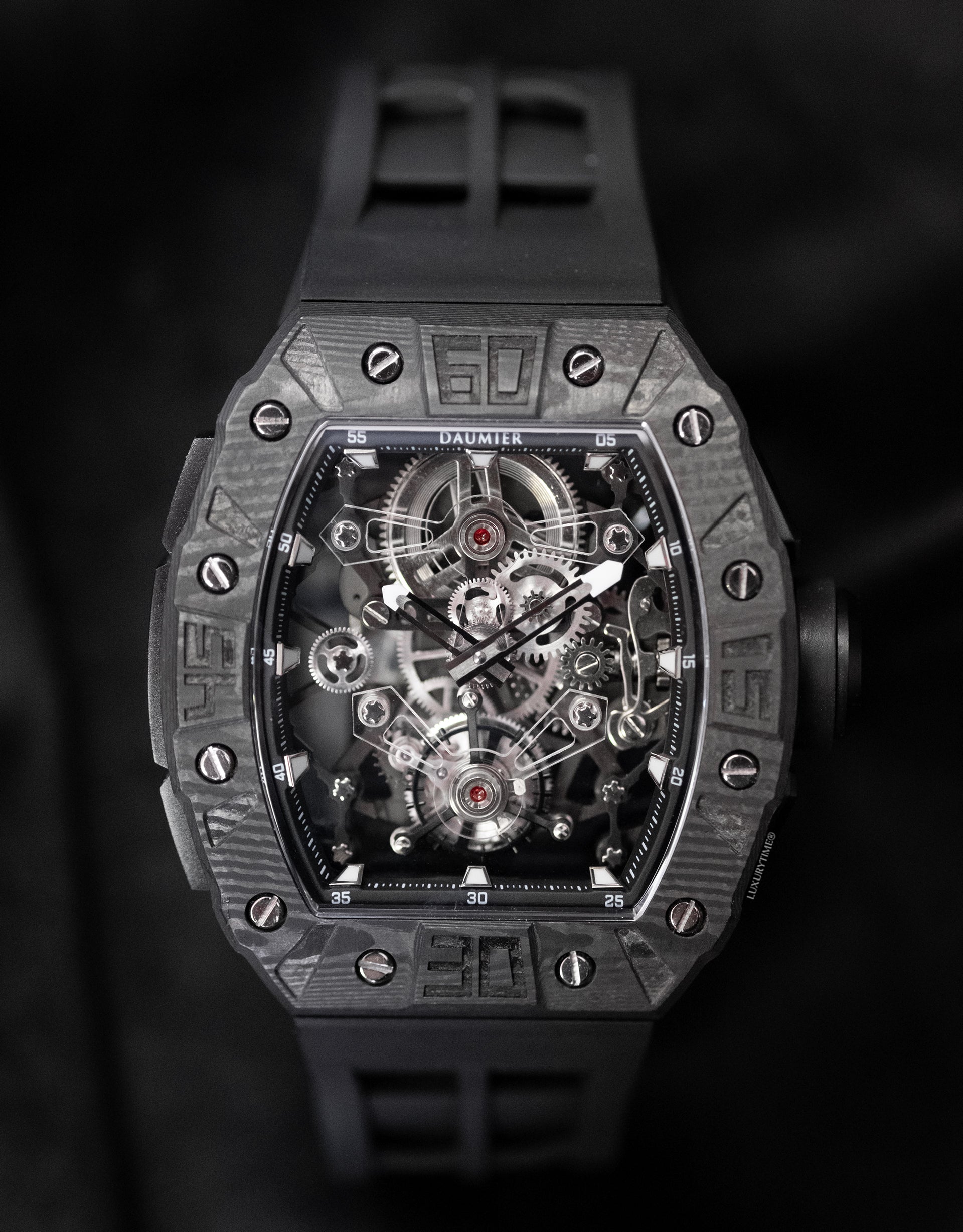 Daumier Skeleton Tourbillon Men's Watch