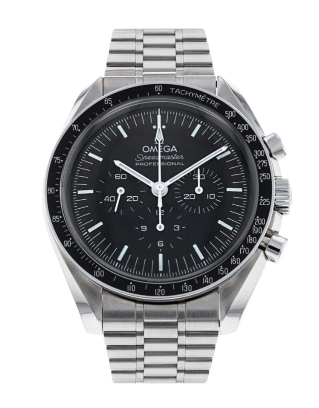 Omega Speedmaster Chronograph Hand Wind Black Dial Men's Watch