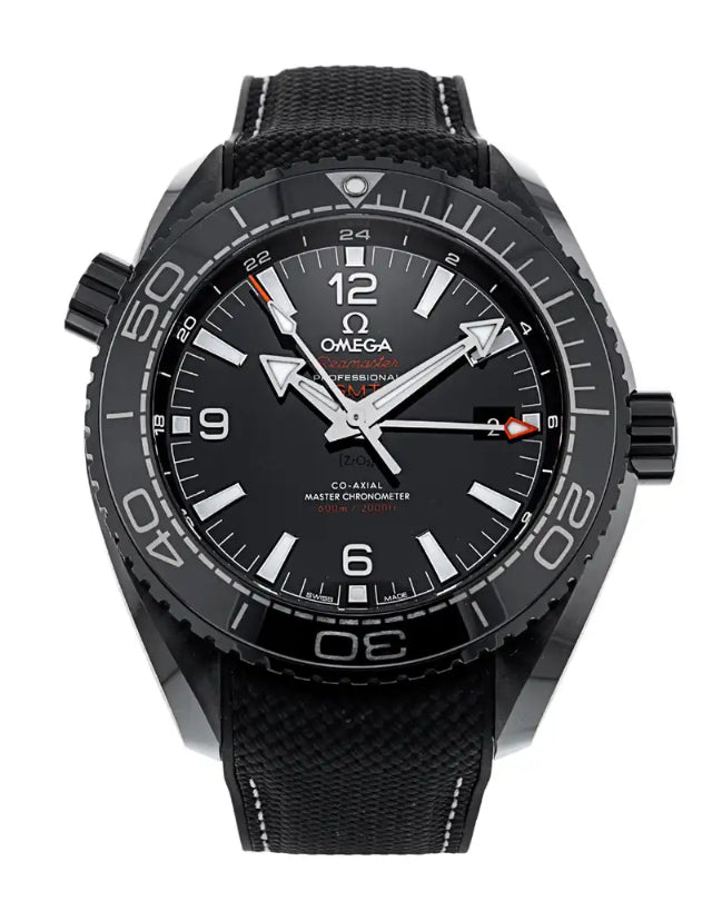 Omega Seamaster Planet Ocean GMT Deep Black Men's Watch