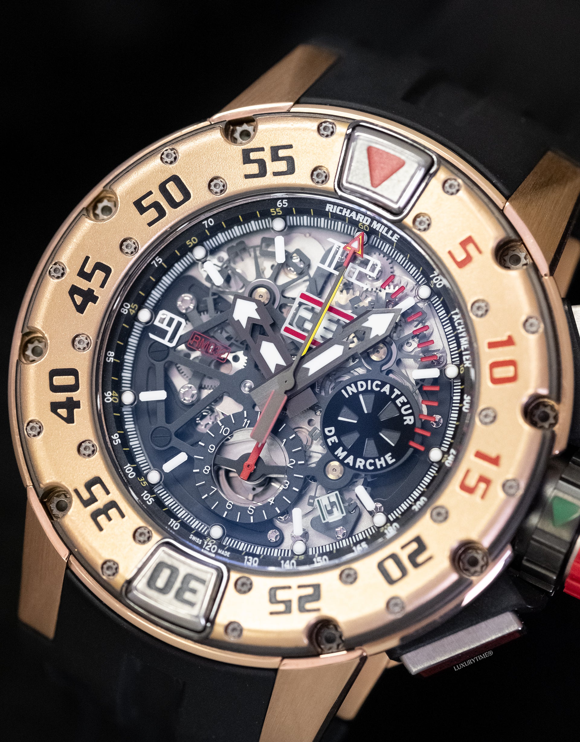 Richard Mille RM-32 AJ RG Flyback Chronograph Diver Men's Watch