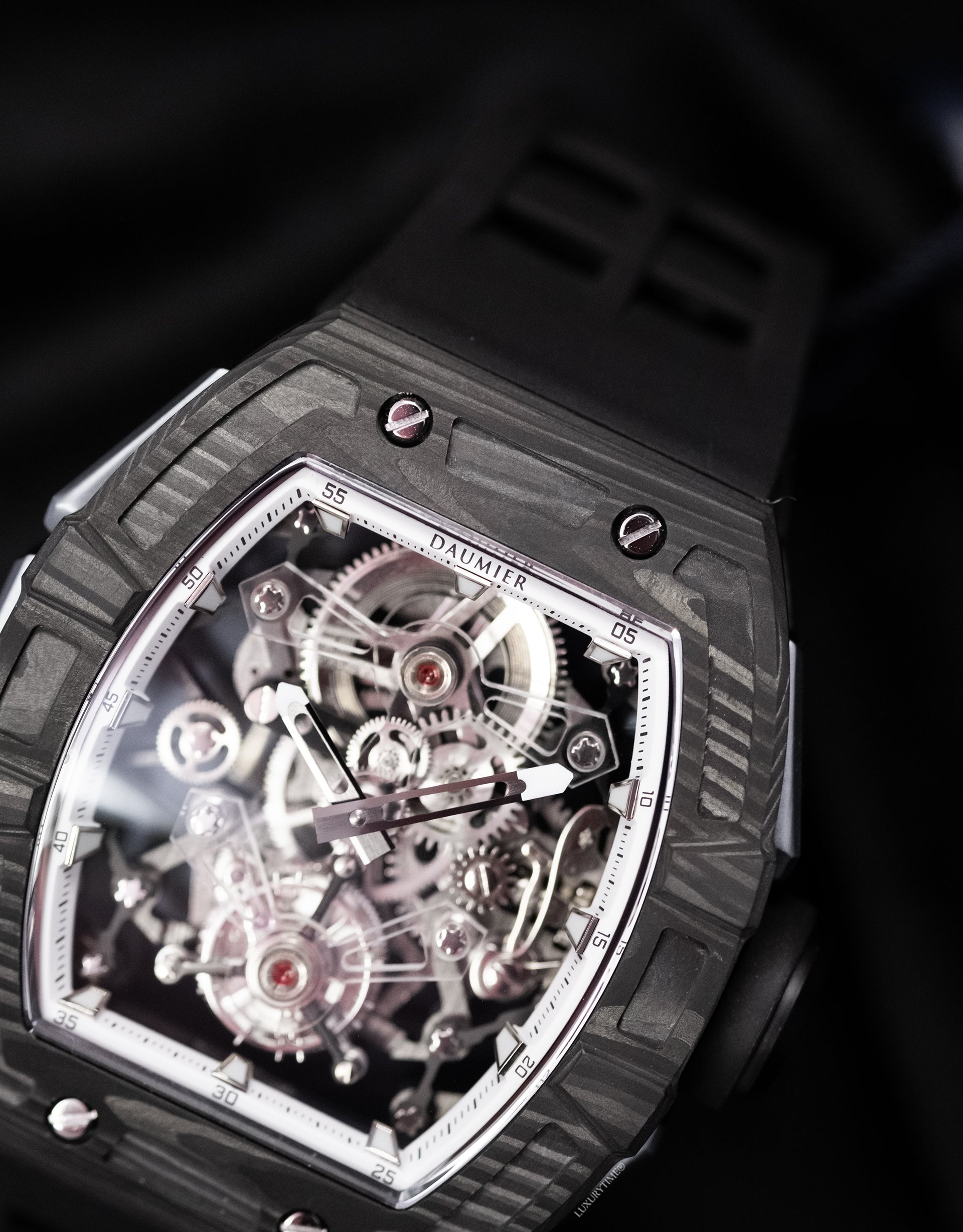 Daumier Skeleton Tourbillon Men's Watch