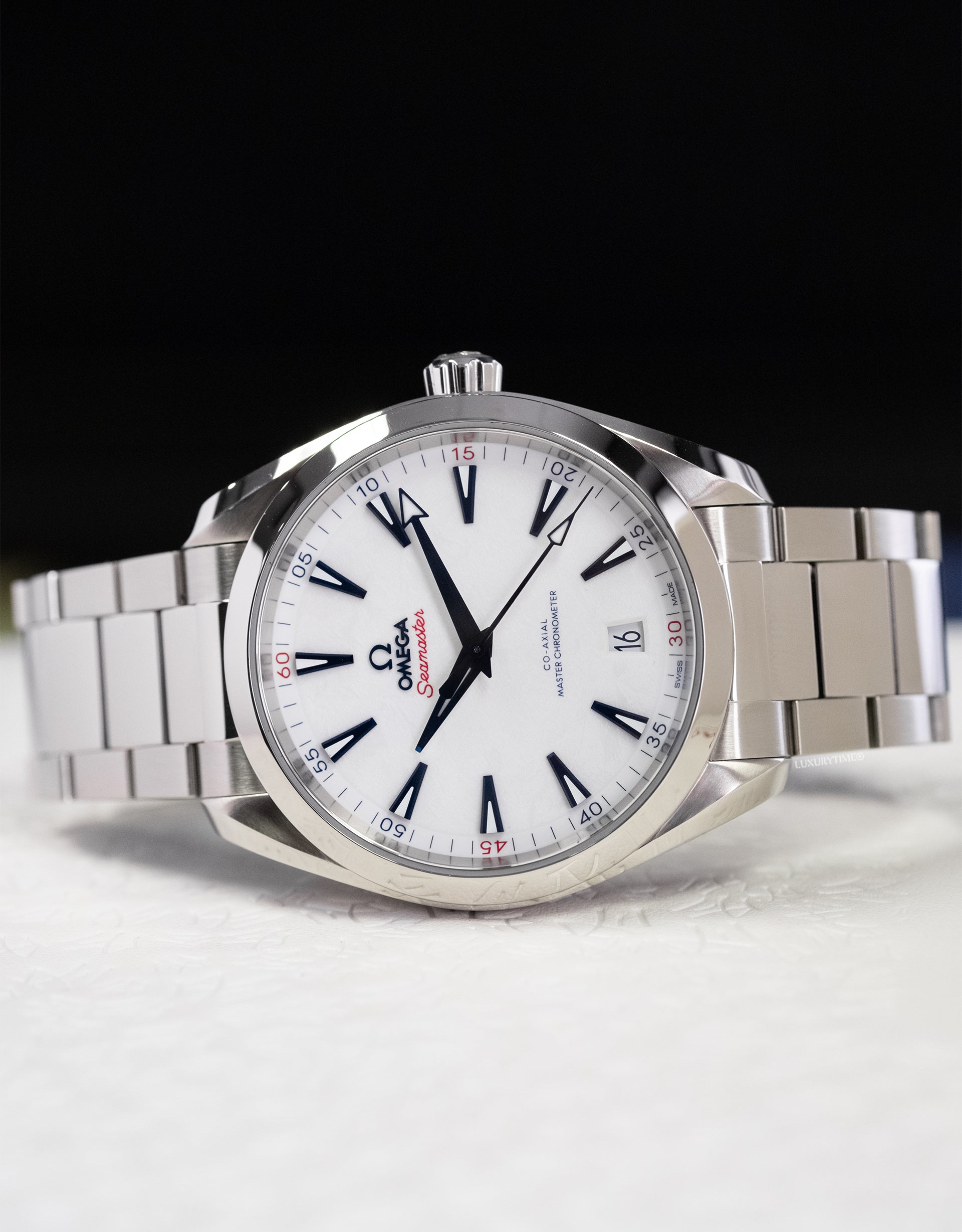 Omega Seamaster Aqua Terra Automatic Chronometer White Dial Men's Watch