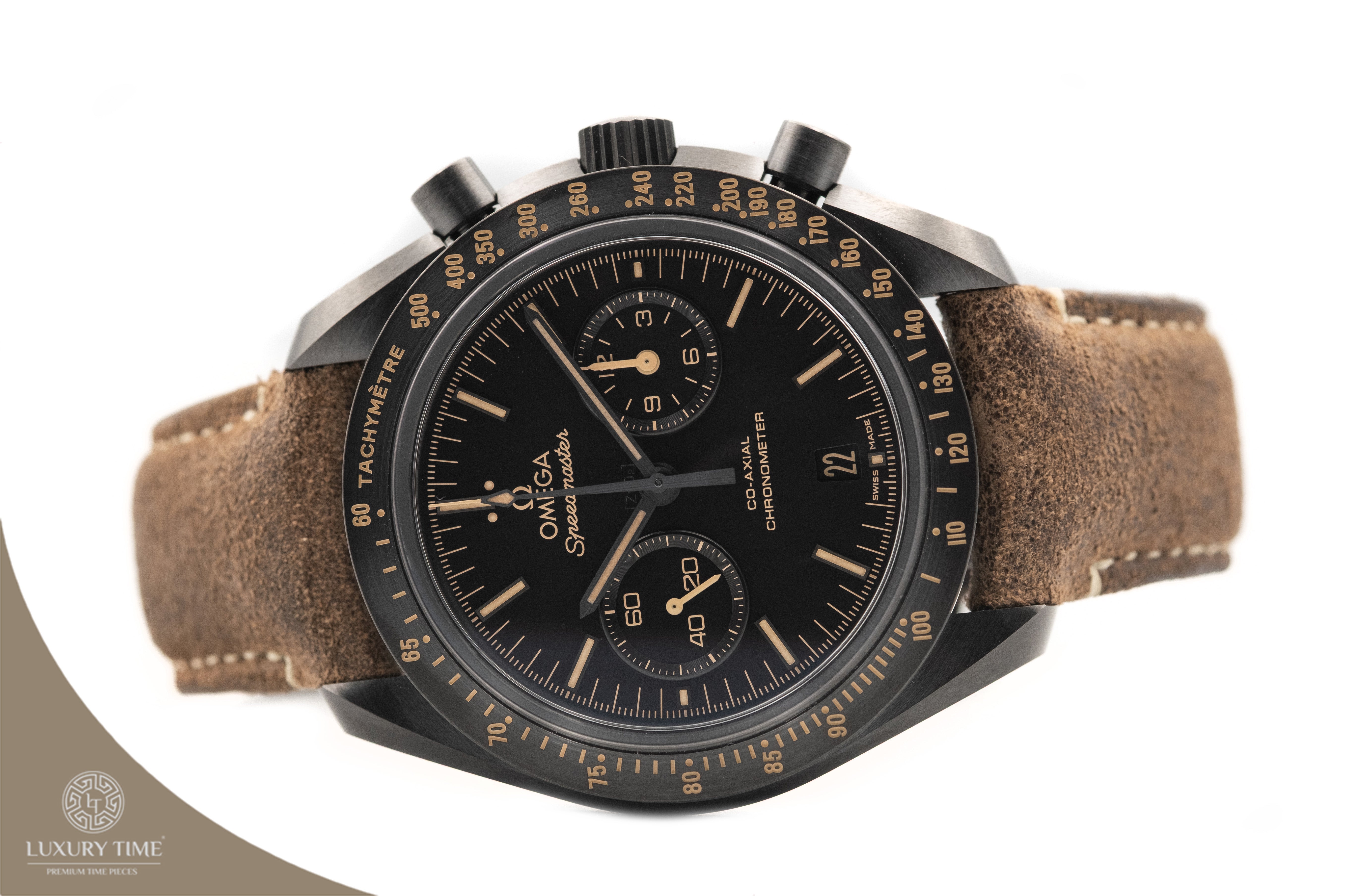 Omega Speedmaster Moonwatch Co-Axial Chronograph Dark Side of The Moon Edition