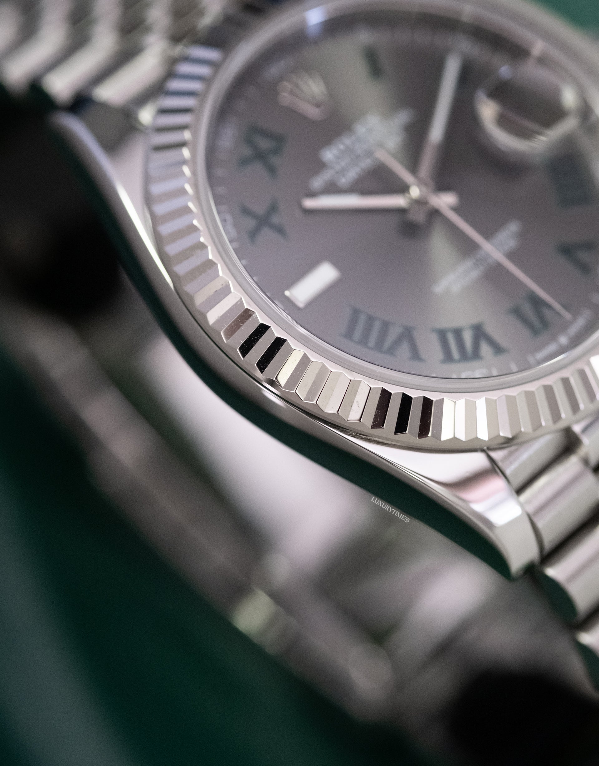 Rolex Datejust 41mm Slate Roman Numeral Men's Watch