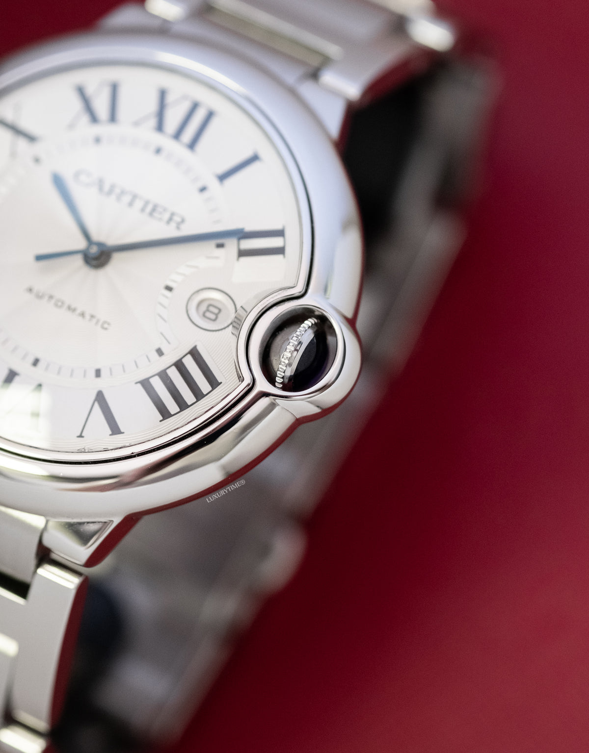 Cartier Ballon Bleu de Silver Opaline Dial Automatic Men's Watch