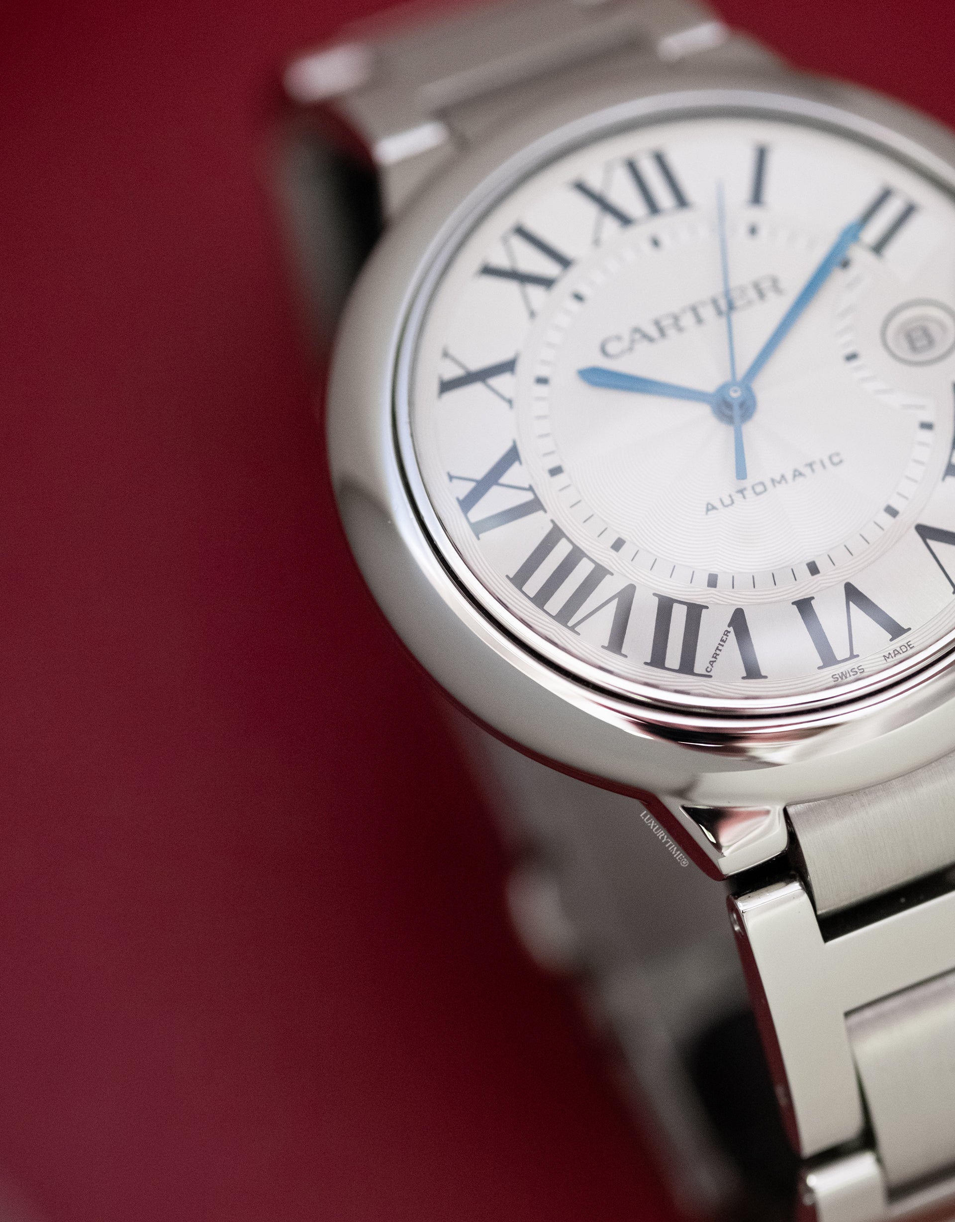 Cartier Ballon Bleu de Silver Opaline Dial Automatic Men's Watch