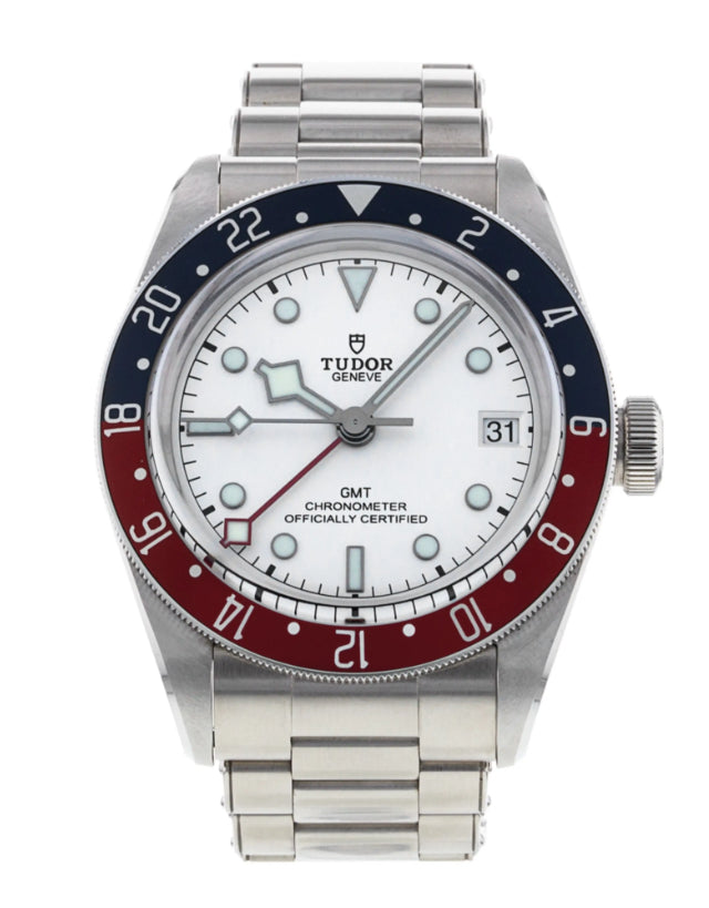 Tudor Black Bay Pepsi GMT Automatic Chronometer Opaline Dial Men's Watch