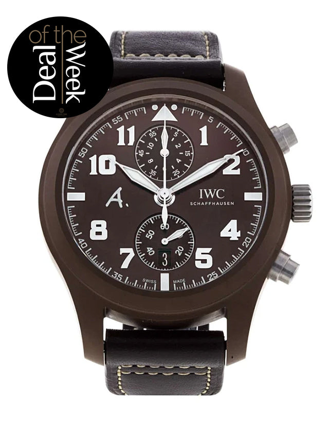 IWC Pilot's Chronograph Saint Exupery THE LAST FLIGHT Mens Watch