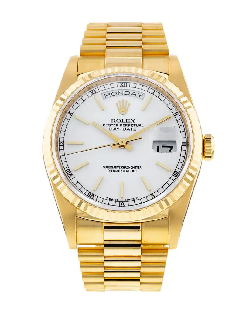 Rolex Day-Date Yellow Gold Mens Watch
