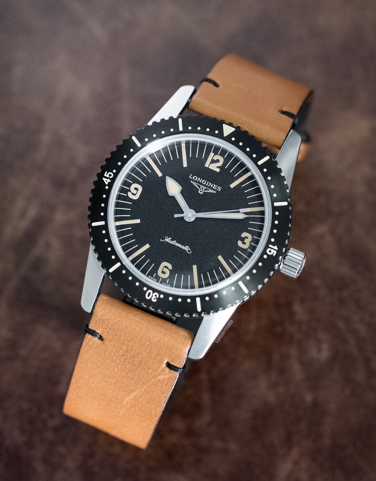 Longines Heritage Skin Diver Mens Watch