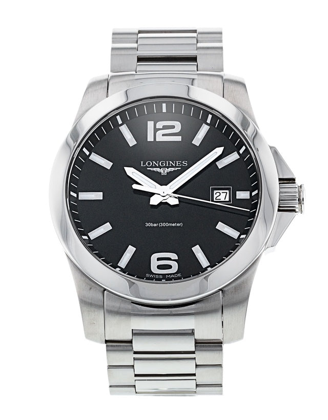 Longines Conquest Quartz 41mm Mens Watch
