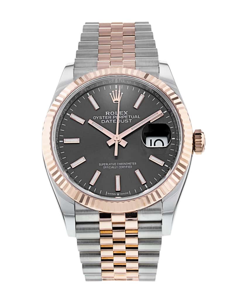 Rolex Datejust 36mm Stainless Steel and Rose Gold Watch
