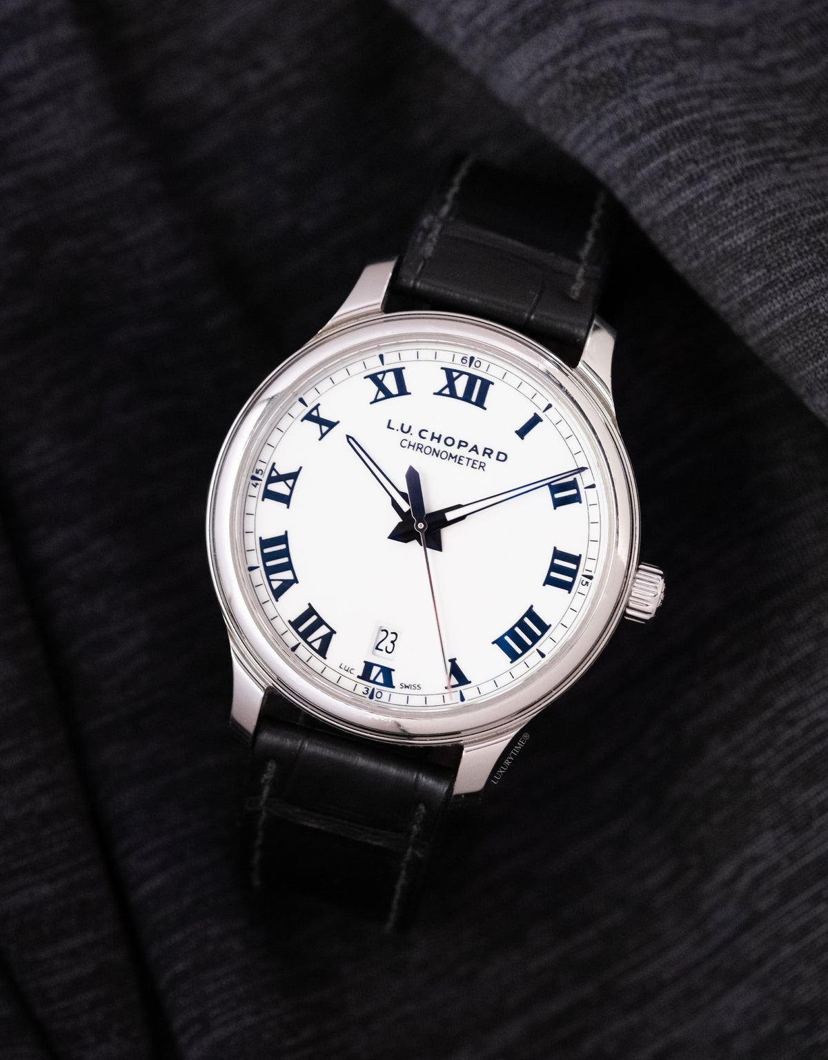 Chopard L.U.C. 1937 Classic Automatic White Dial Stainless Steel Men's Watch