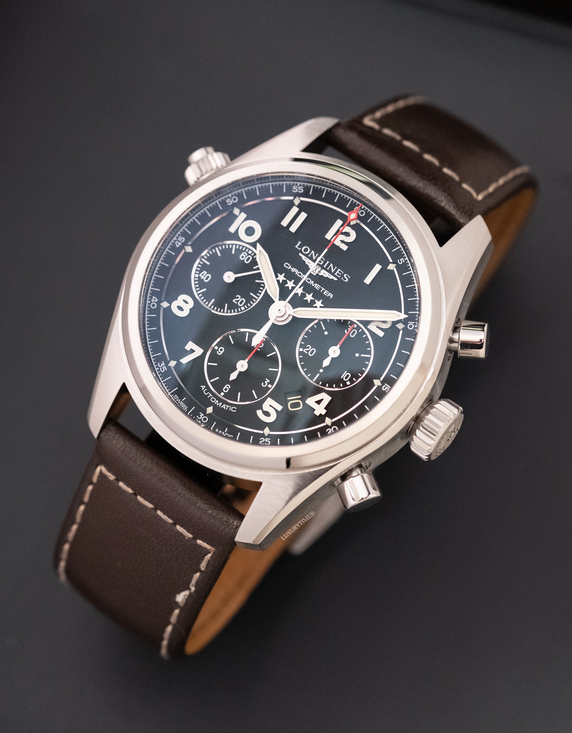 Longines Spirit Automatic Chronograph 42mm Mens Watch