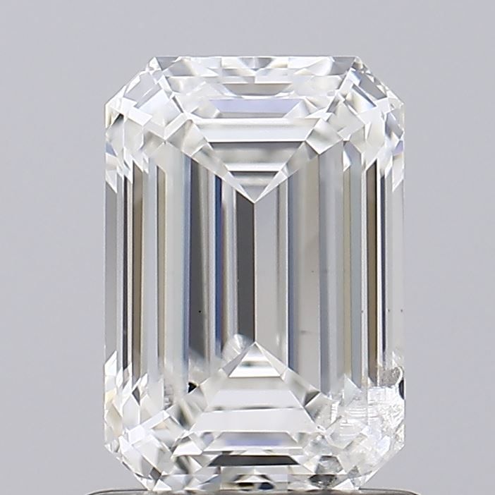 1.30 ct Emerald IGI certified Loose diamond, F color | SI2 clarity