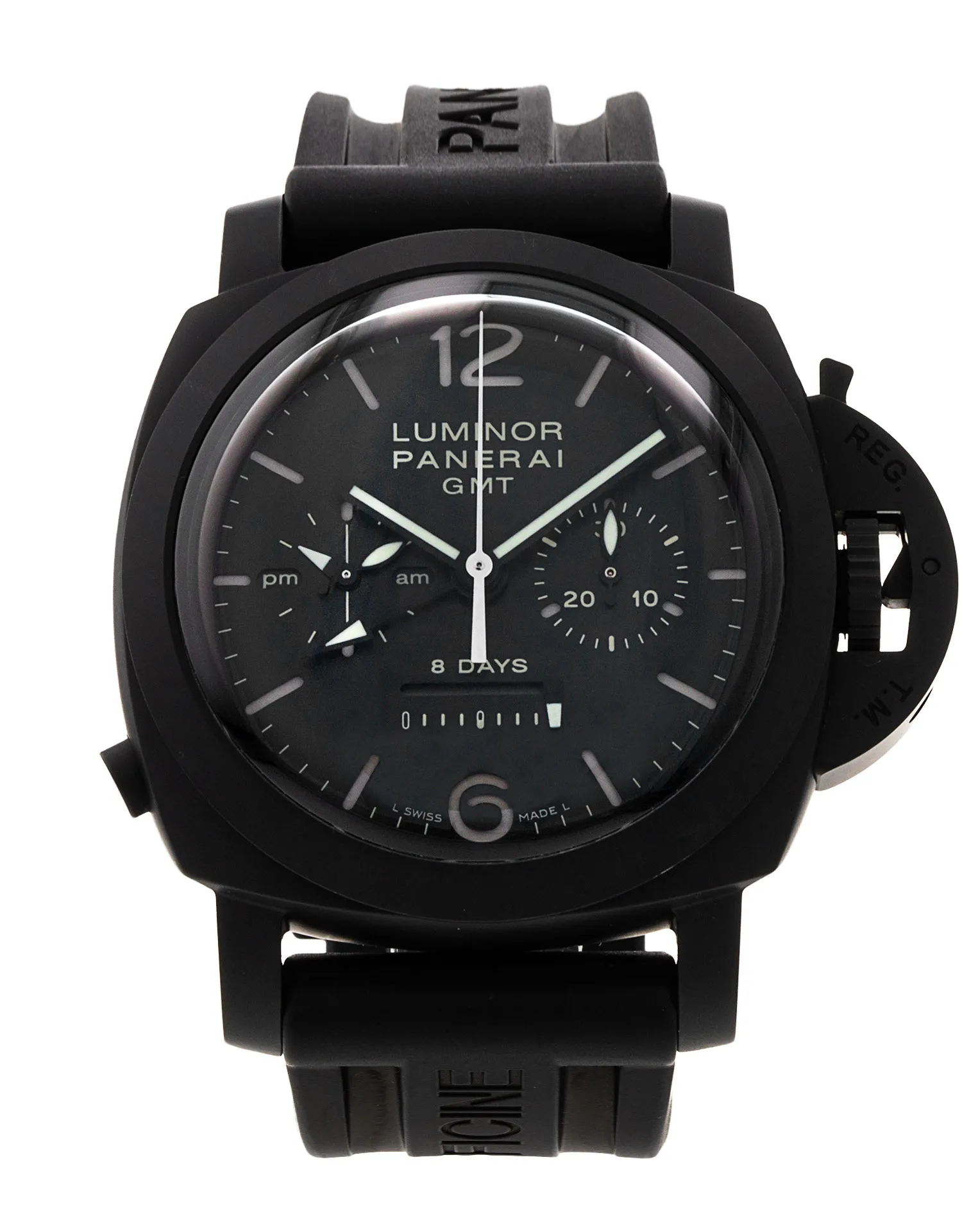 Panerai Luminor Chrono Monopulsante 8 Days GMT 44mm Mens Watch