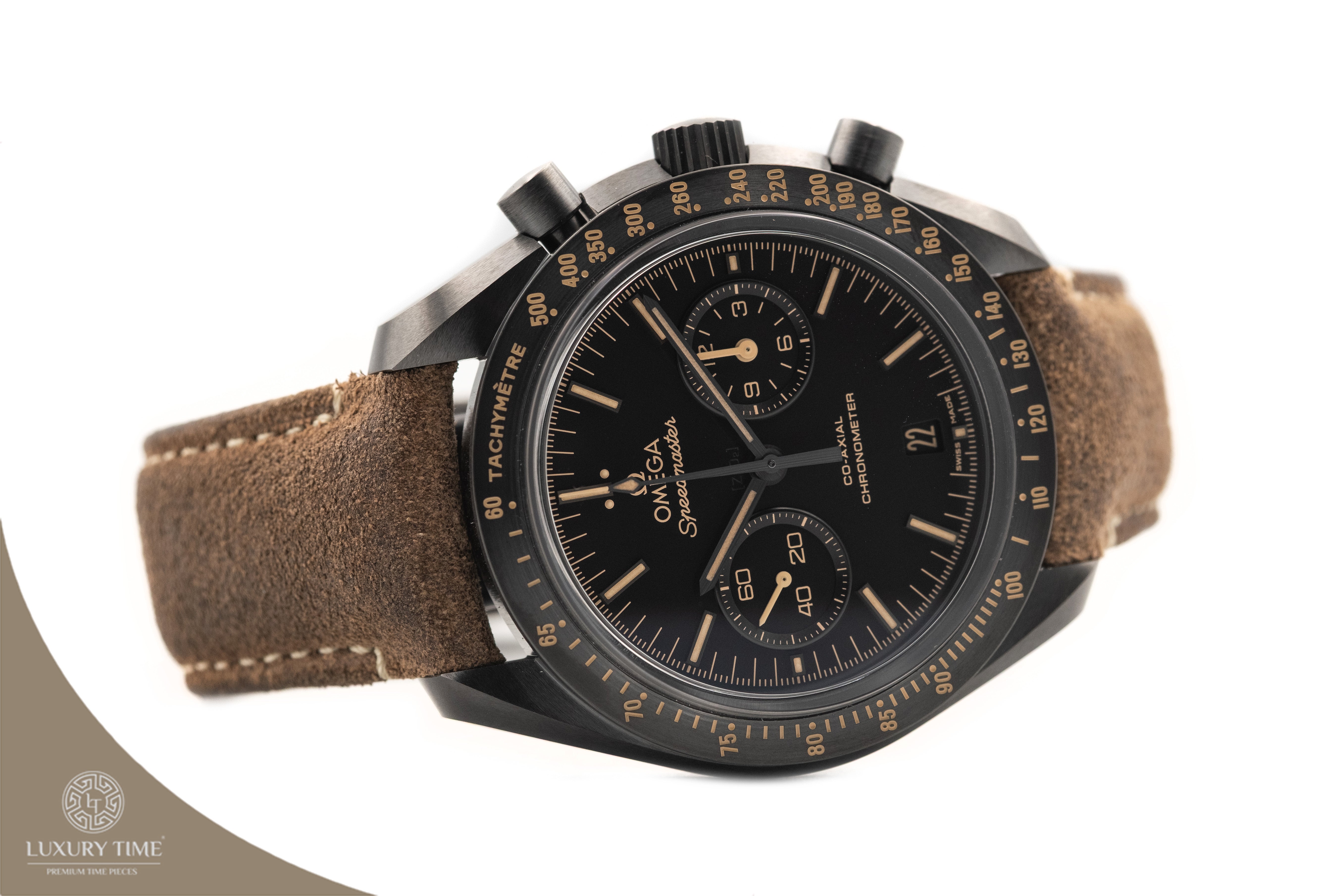 Omega Speedmaster Moonwatch Co-Axial Chronograph Dark Side of The Moon Edition