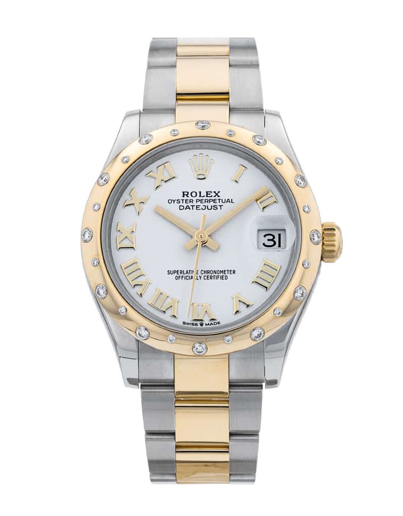 Rolex Datejust 31 Stainless Steel and Yellow Gold Ladies Watch