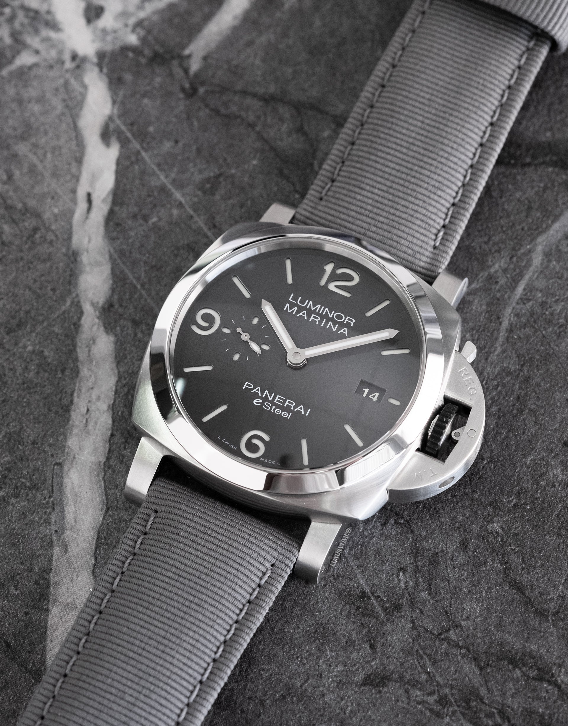 Panerai Luminor 1950 Marina 3 Days Automatic e-Steel Grigio Roccia Men's Watch