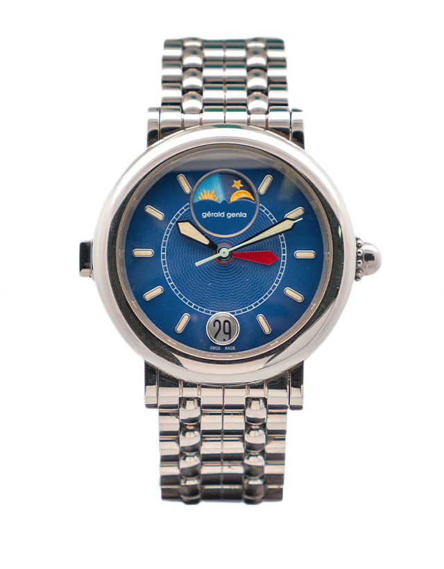 Gerald Genta “Night & Day” Dual-time Men's Watch
