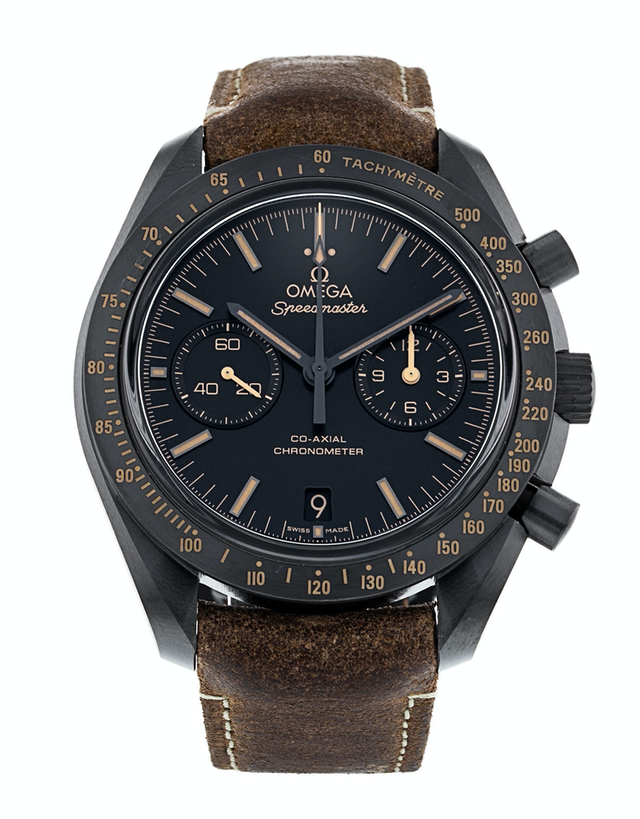Omega Speedmaster Moonwatch Co-Axial Chronograph Dark Side of The Moon Edition Men's Watch