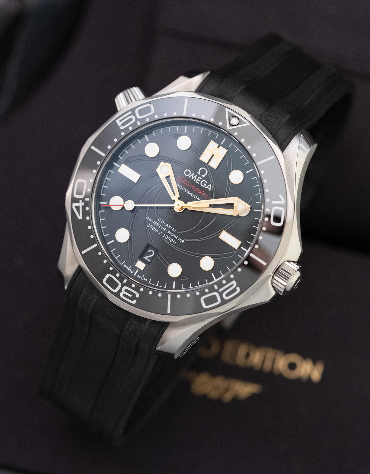 Omega Seamaster Diver 300m "James Bond 007" Co-Axial Master Chronometer 42mm Mens Watch