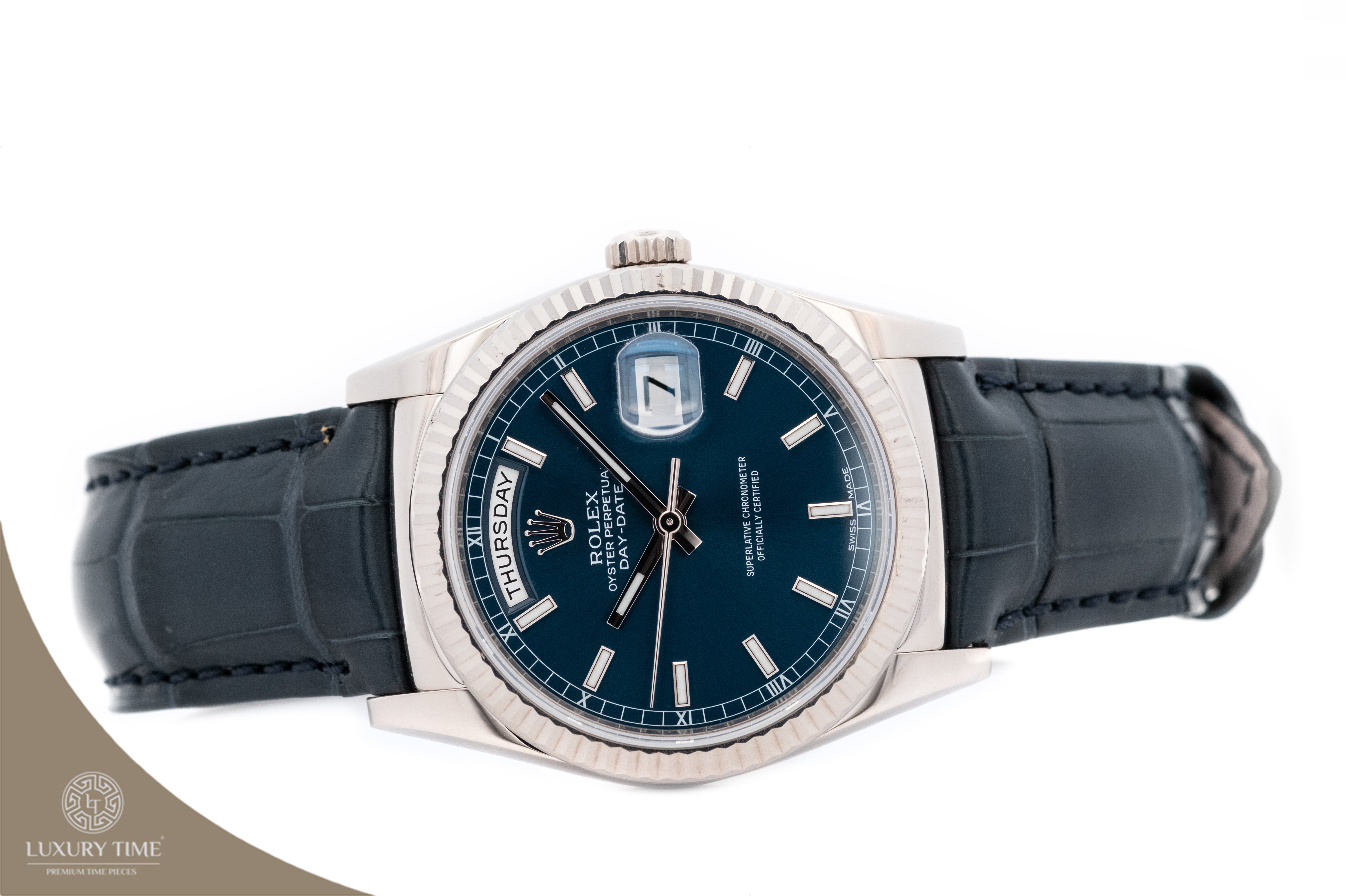 Rolex Day-Date White Gold Men's Watch