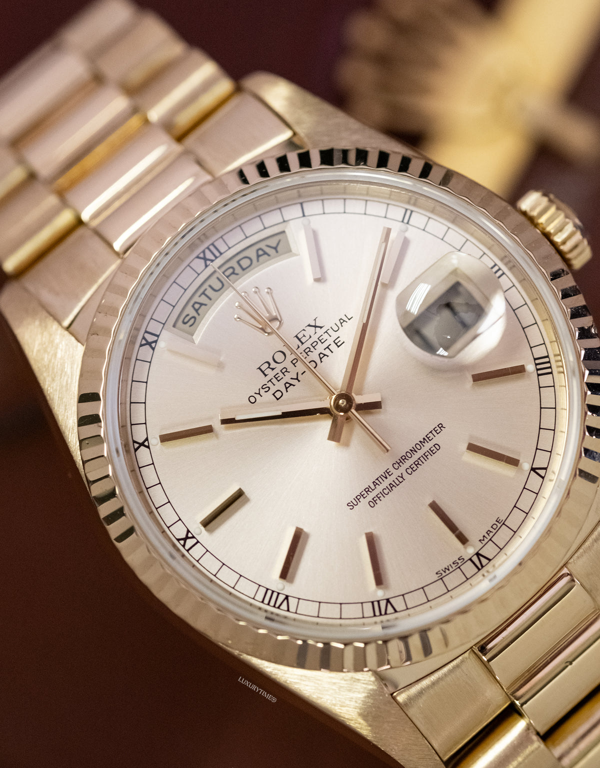Rolex Day-Date Yellow Gold Unisex Watch