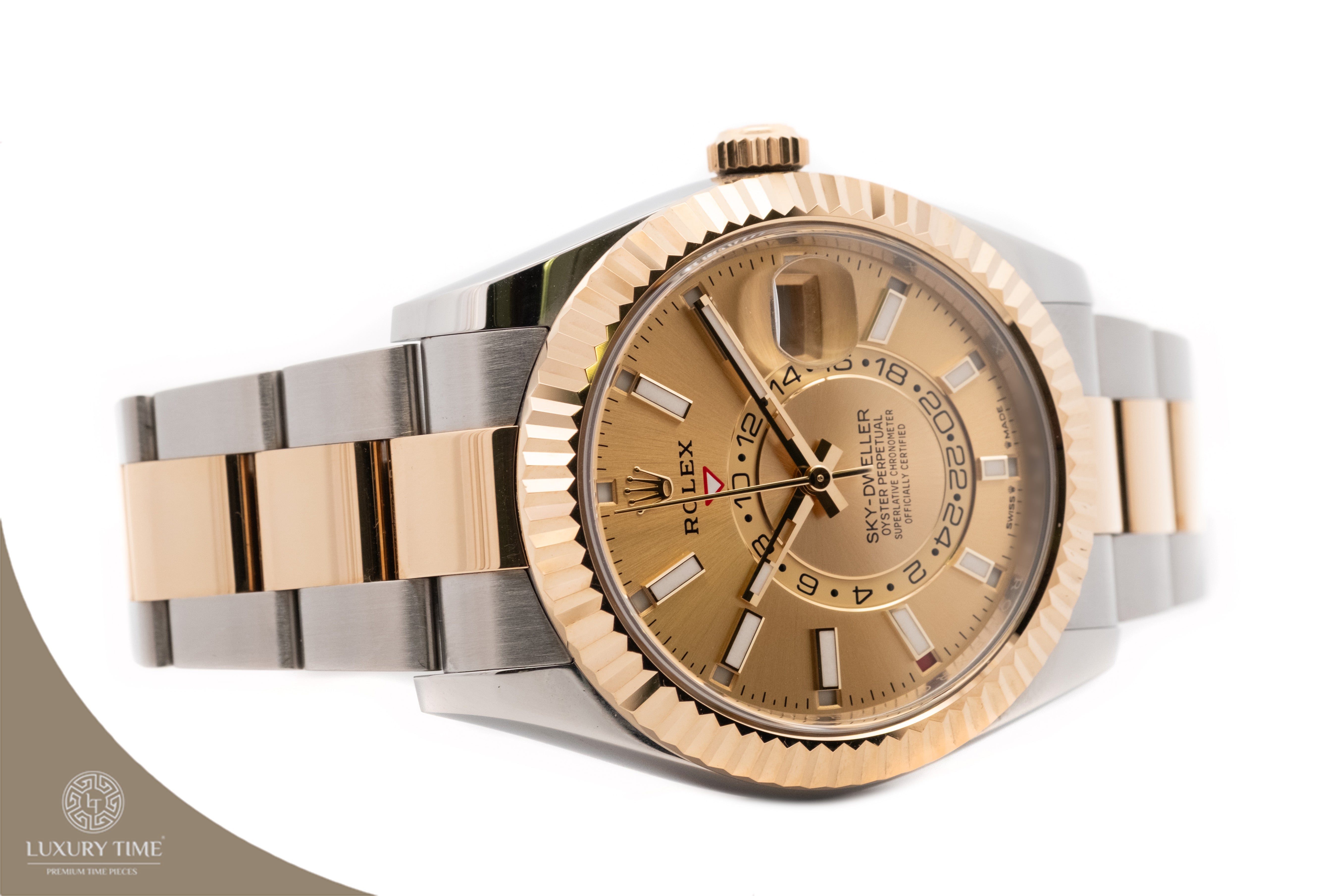 Rolex Sky-Dweller Champagne Dial Men's Watch