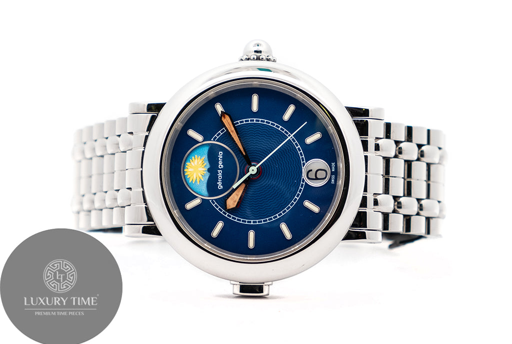 Gerald Genta Dual-time Date Automatic Men's Watch