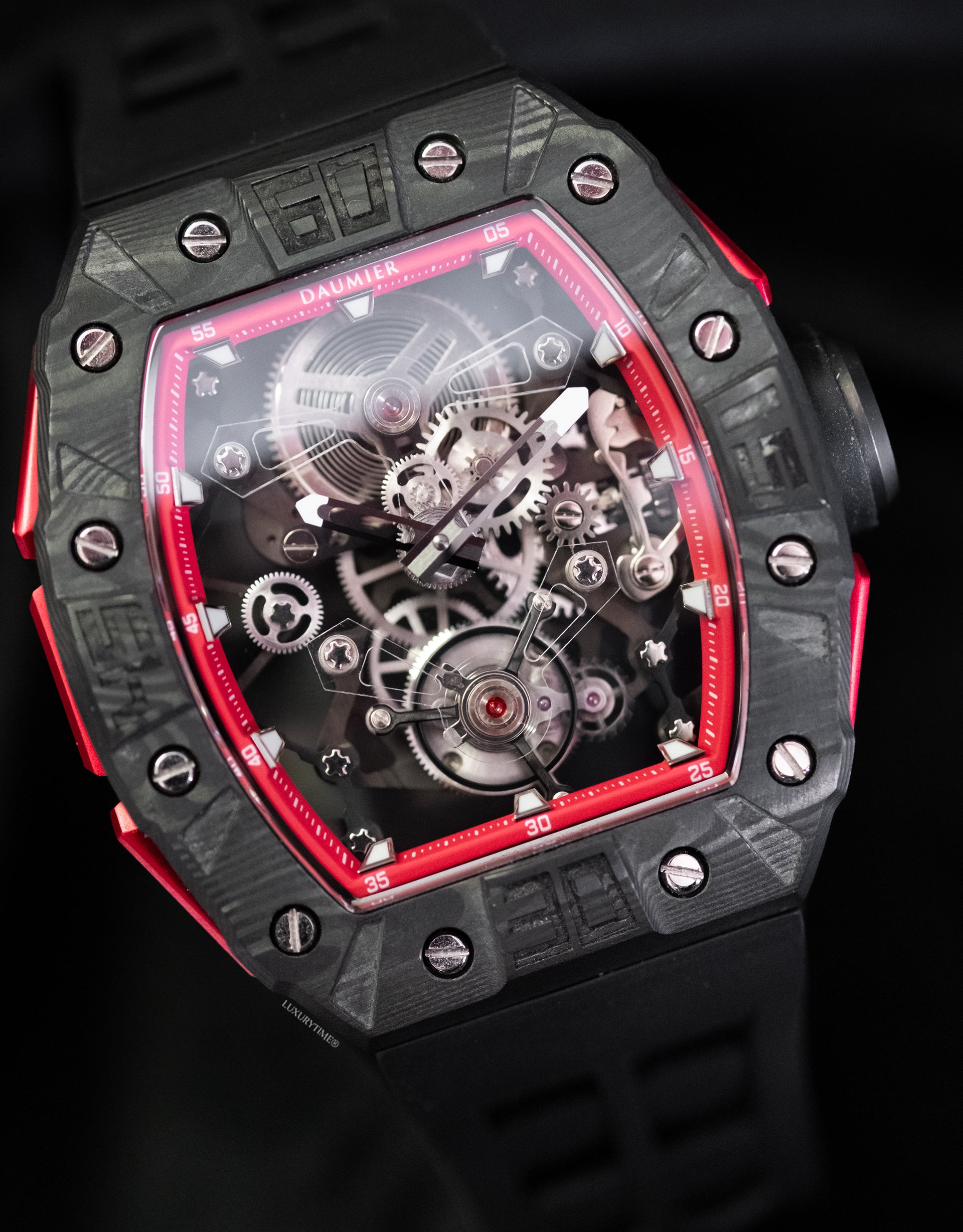 Daumier Skeleton Tourbillon Men's Watch