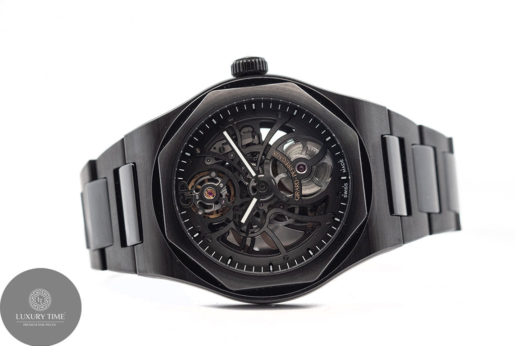 Girard Perregaux Laureato 42 Automatic Skeleton Ceramic Men's Watch