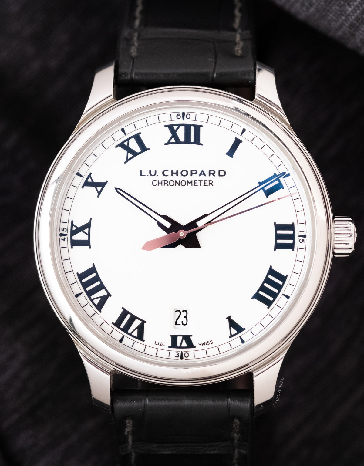Chopard L.U.C. 1937 Classic Automatic White Dial Stainless Steel Men's Watch