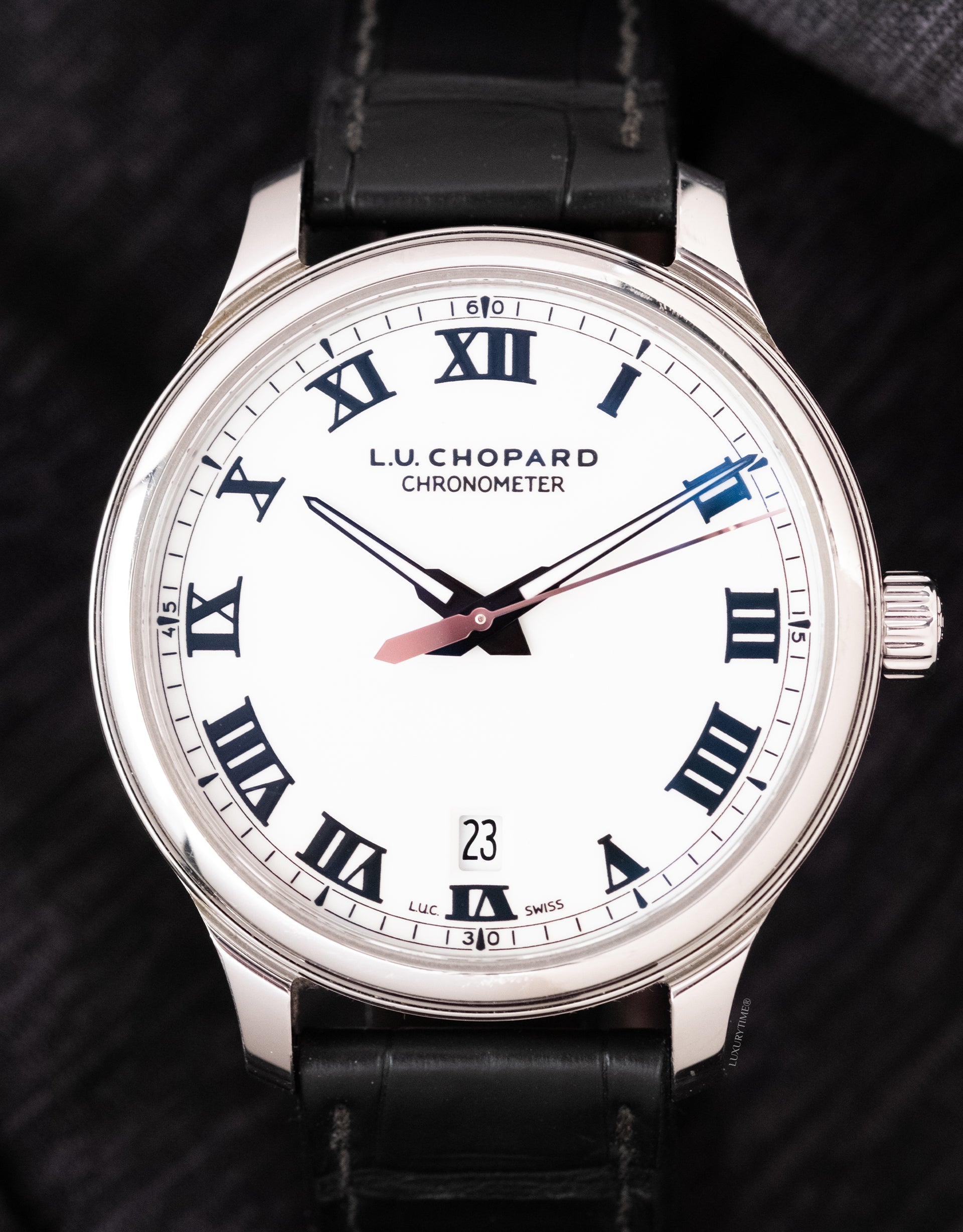 Chopard L.U.C. 1937 Classic Automatic White Dial Stainless Steel Men's Watch