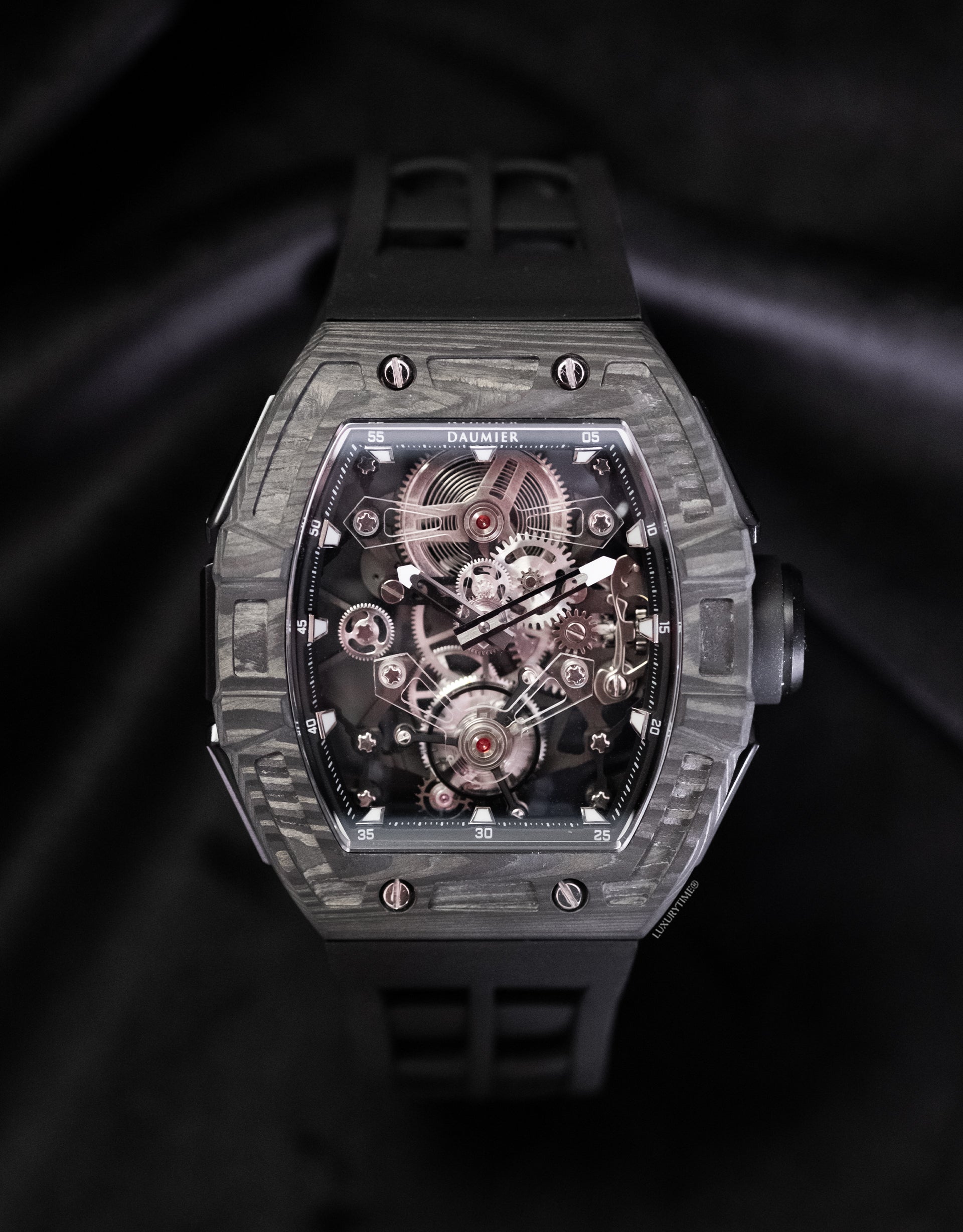 Daumier DM8699F Carbon Fibre Tourbillon Men's Watch