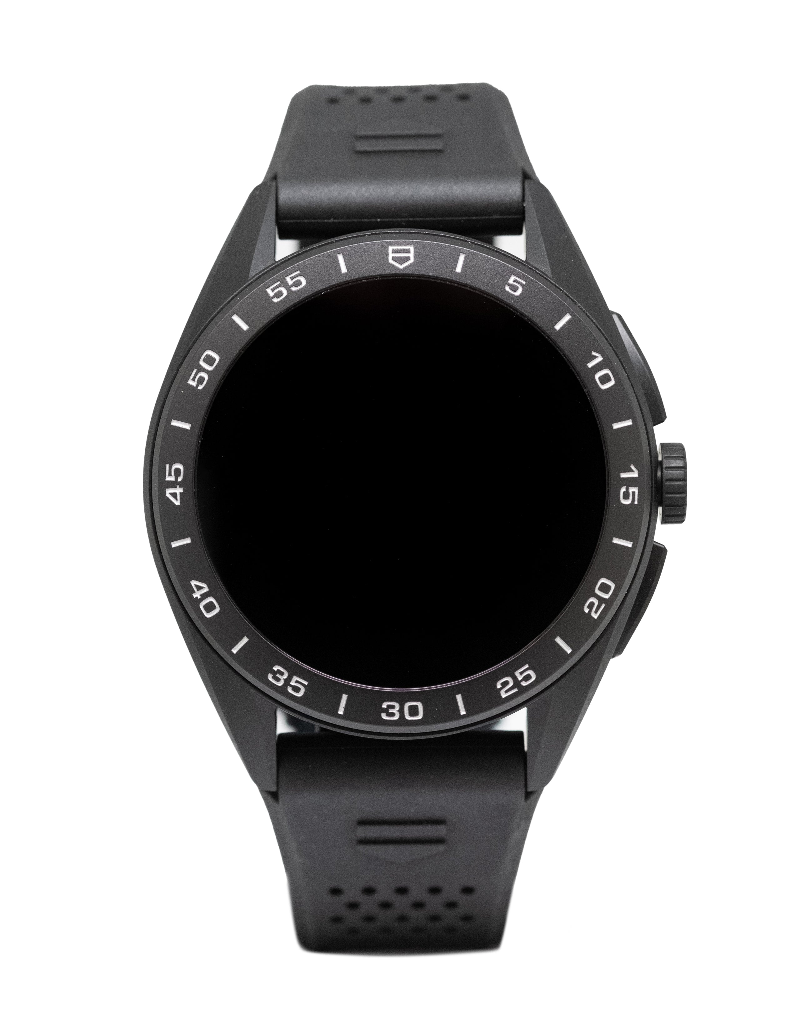 Tag Heuer Connected Calibre E4 - 45mm Digital Dial Black Rubber Strap