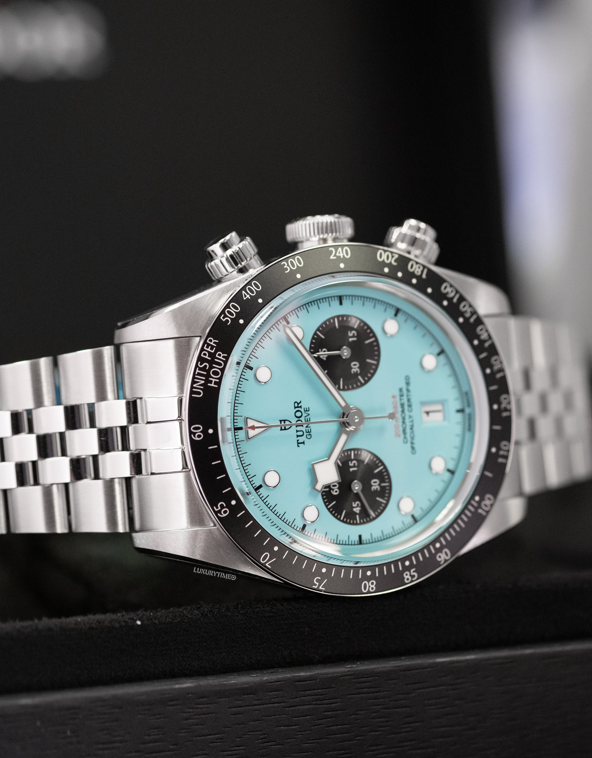 Tudor Black Bay Chronograph Turquoise Dial Men's Watch