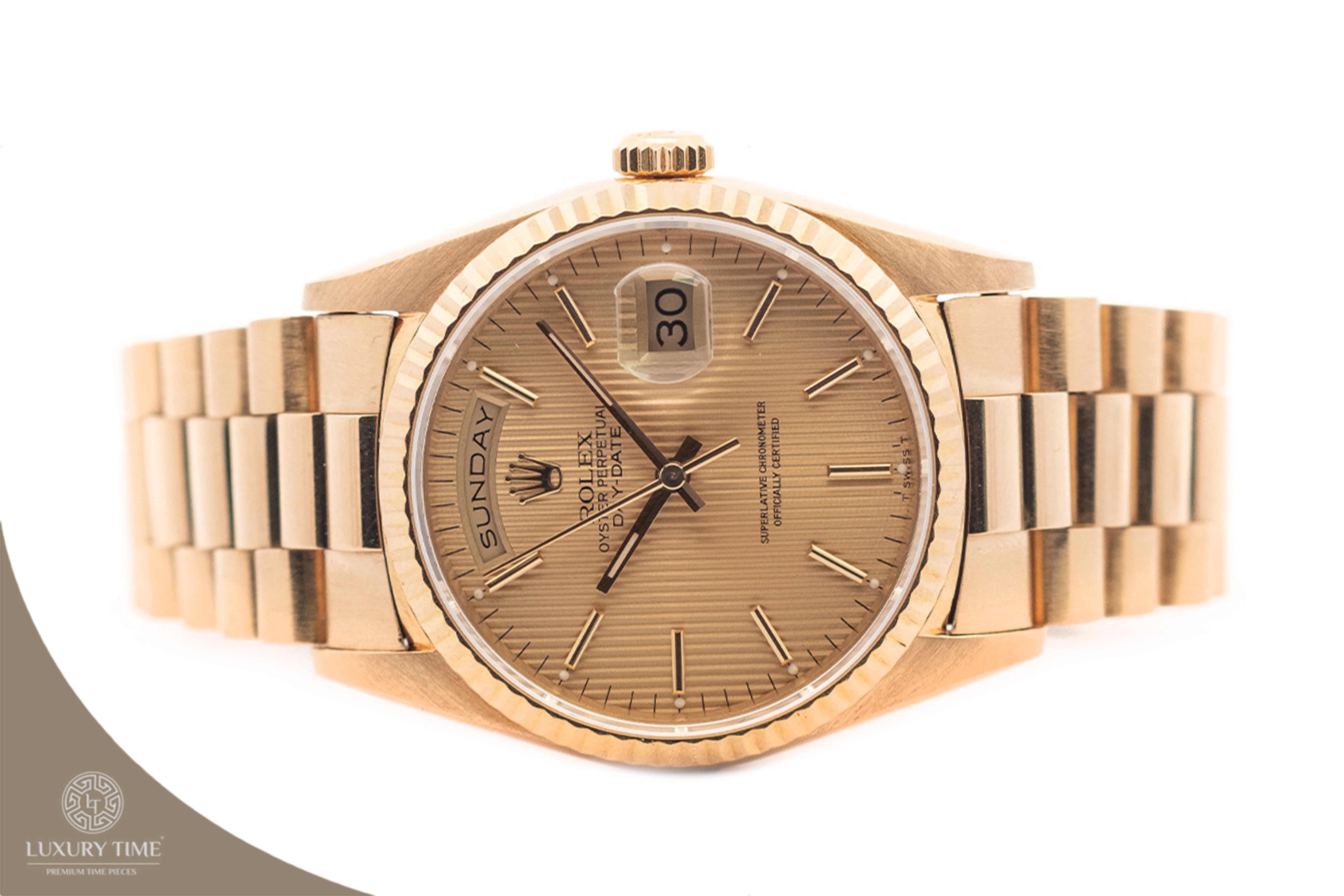 Rolex Day-Date Yellow Gold Mens Watch